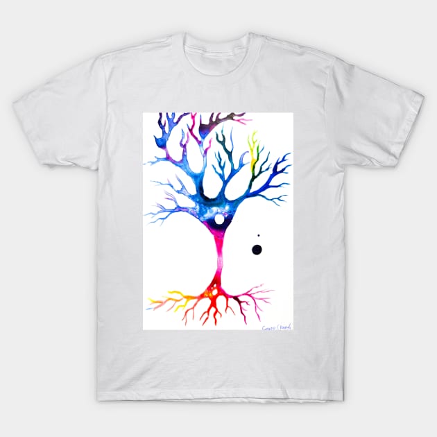 colorfulpyramidal neuron T-Shirt by CORinAZONe